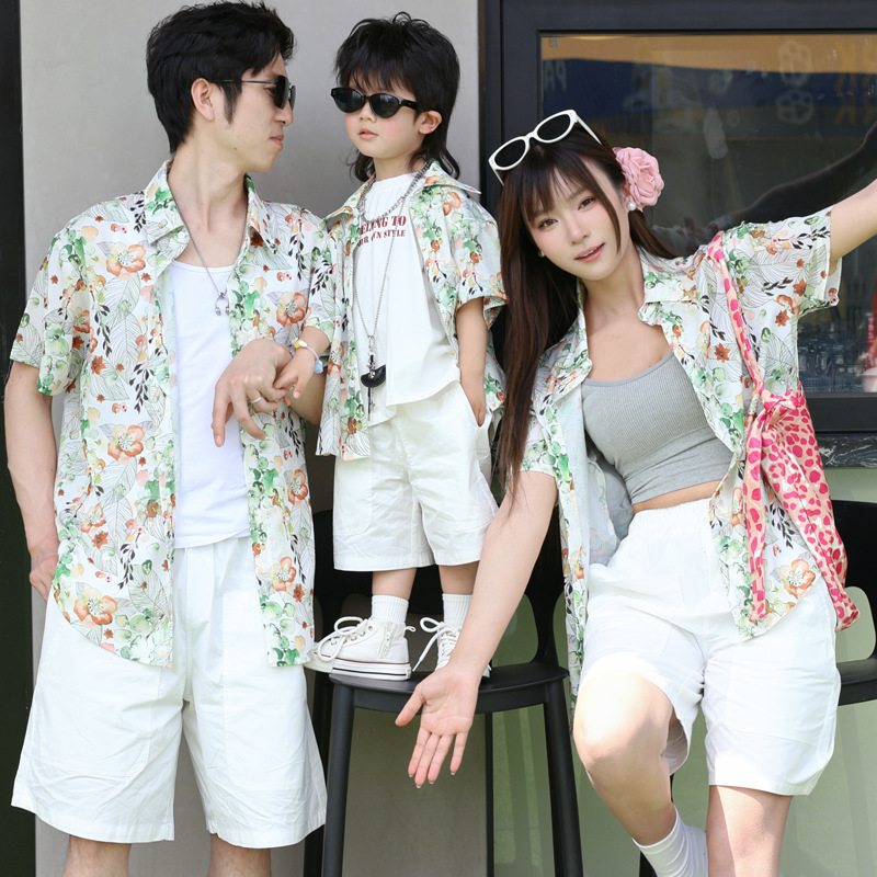 Plant Parent Clothing - قميص مزين بالزهور بين الوالدين والطفل